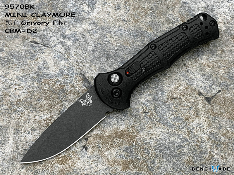 Benchmade  9570BK MINI CLAYMORE ɫGrivoryֱ CPM-D2ܺȫսֻ